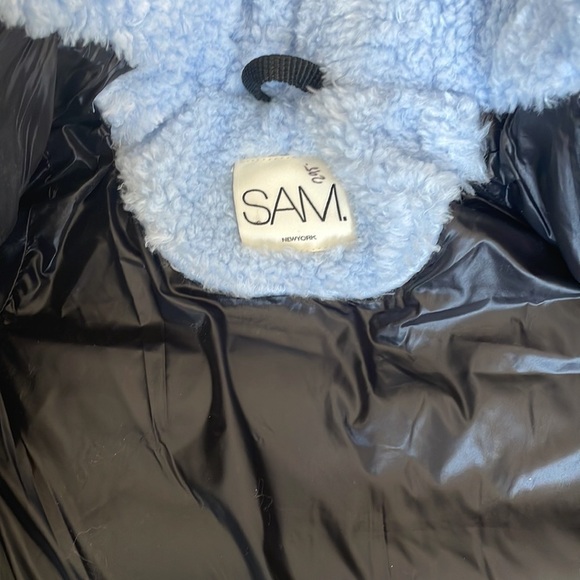 SAM.
Baby Boys' & Girls' Snowbunny Fleece Quilted Down Jacket - Picture 4 of 6